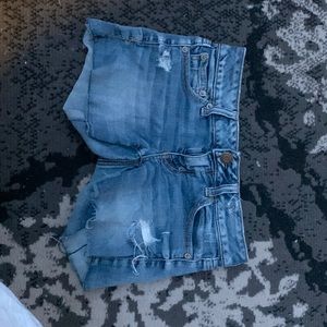 Denim jean shorts